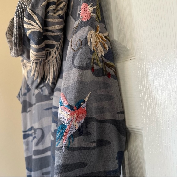 Johnny Was Kashmiri Raw Edge Hoodie - Picture 10 of 10